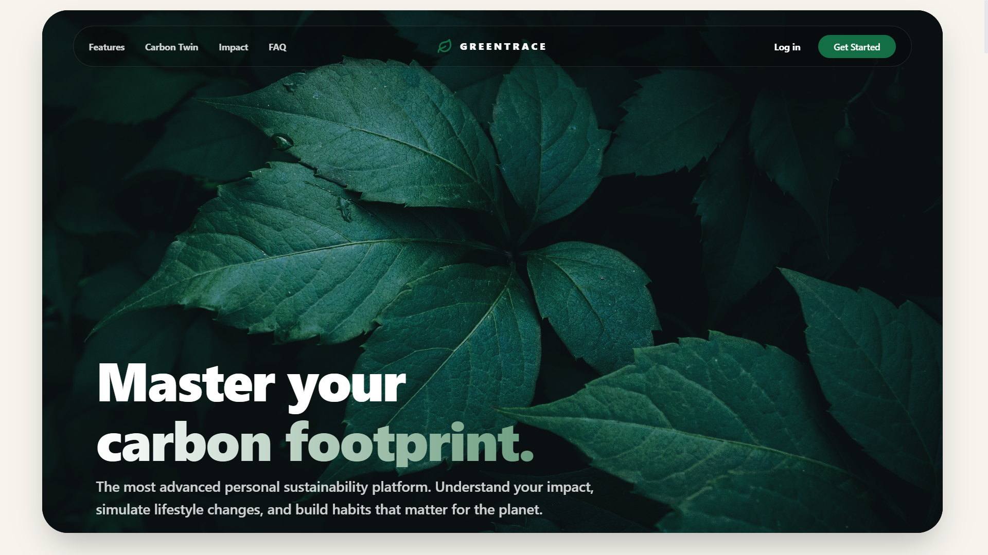 GreenTrace screenshot 1